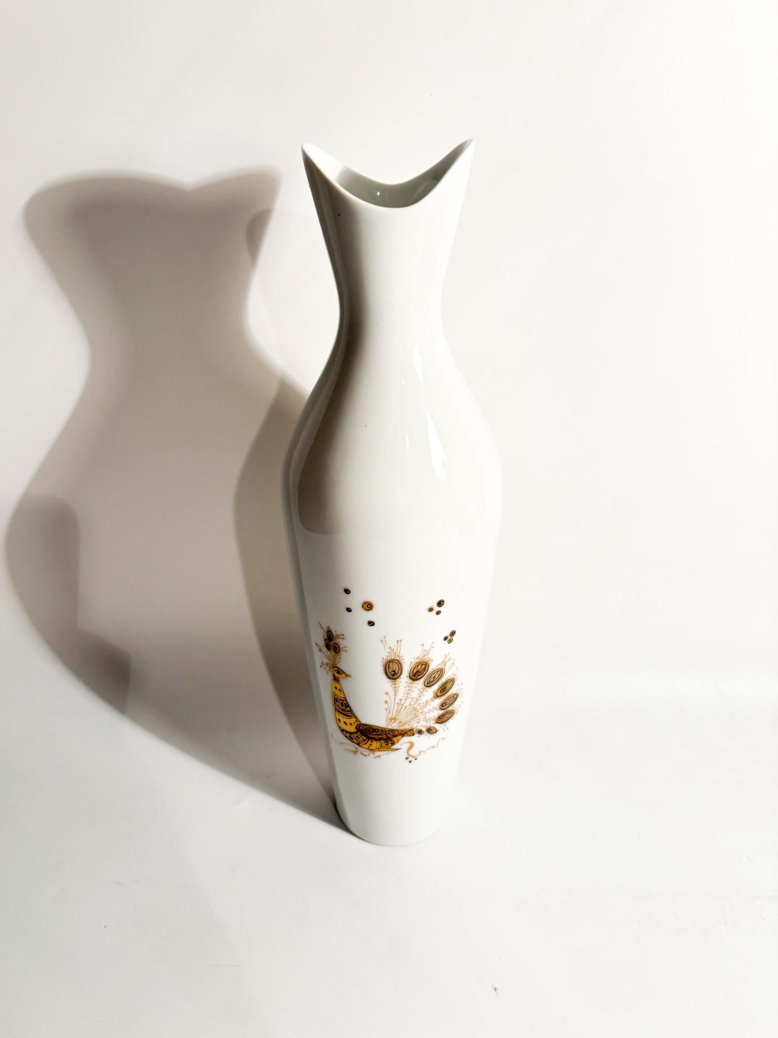Mid-20th Century Quatre Couleurs Porcelain Vase by Rosenthal Studio Linie by Bjorn Wiinblad 1960s For Sale