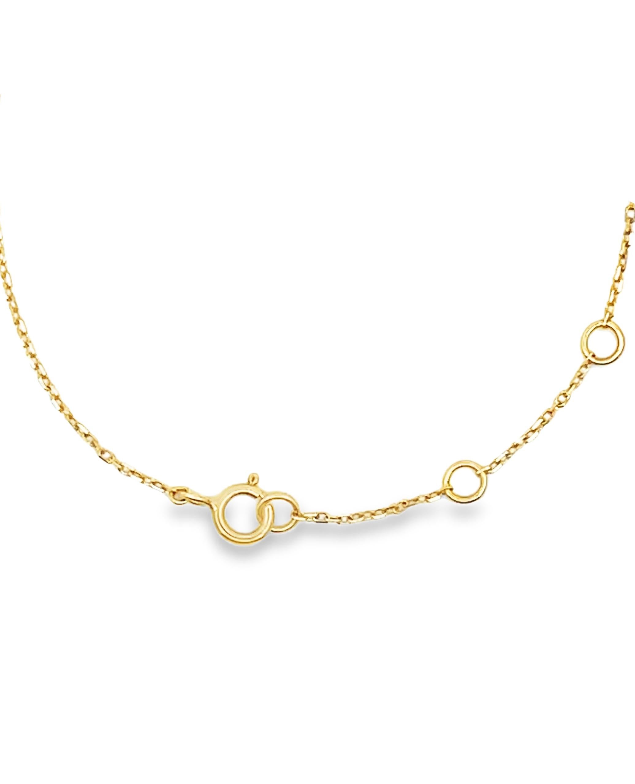 Contemporain Bracelet en or jaune 18 carats à cinq rangs de diamants, longueur réglable en vente