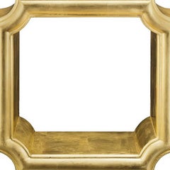 Quatro Shelve in Solid Wood with Gold or Black or White or Blue Painting