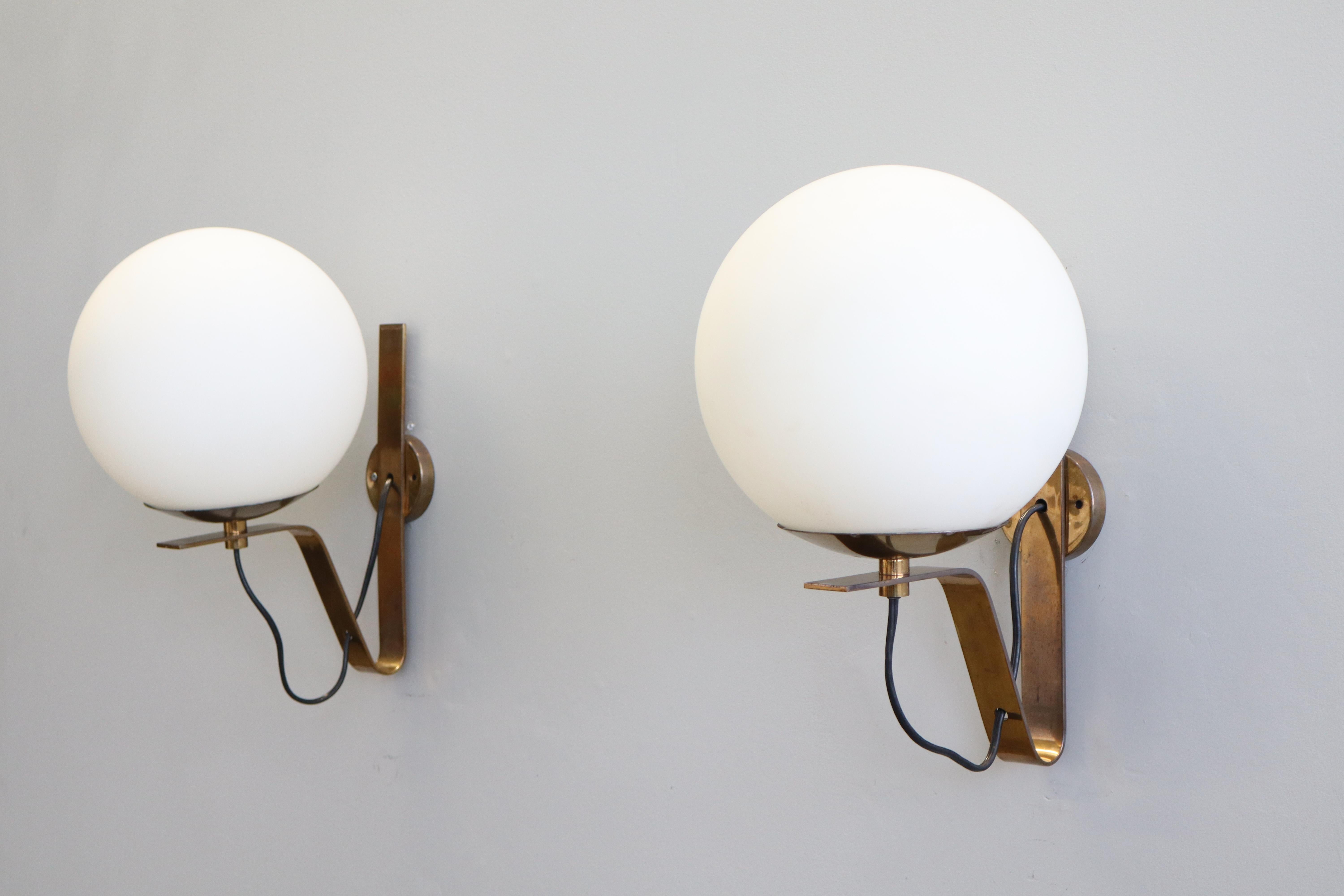 Quattro Applique Modello B464  di Sergio Asti per Candle Italian en venta