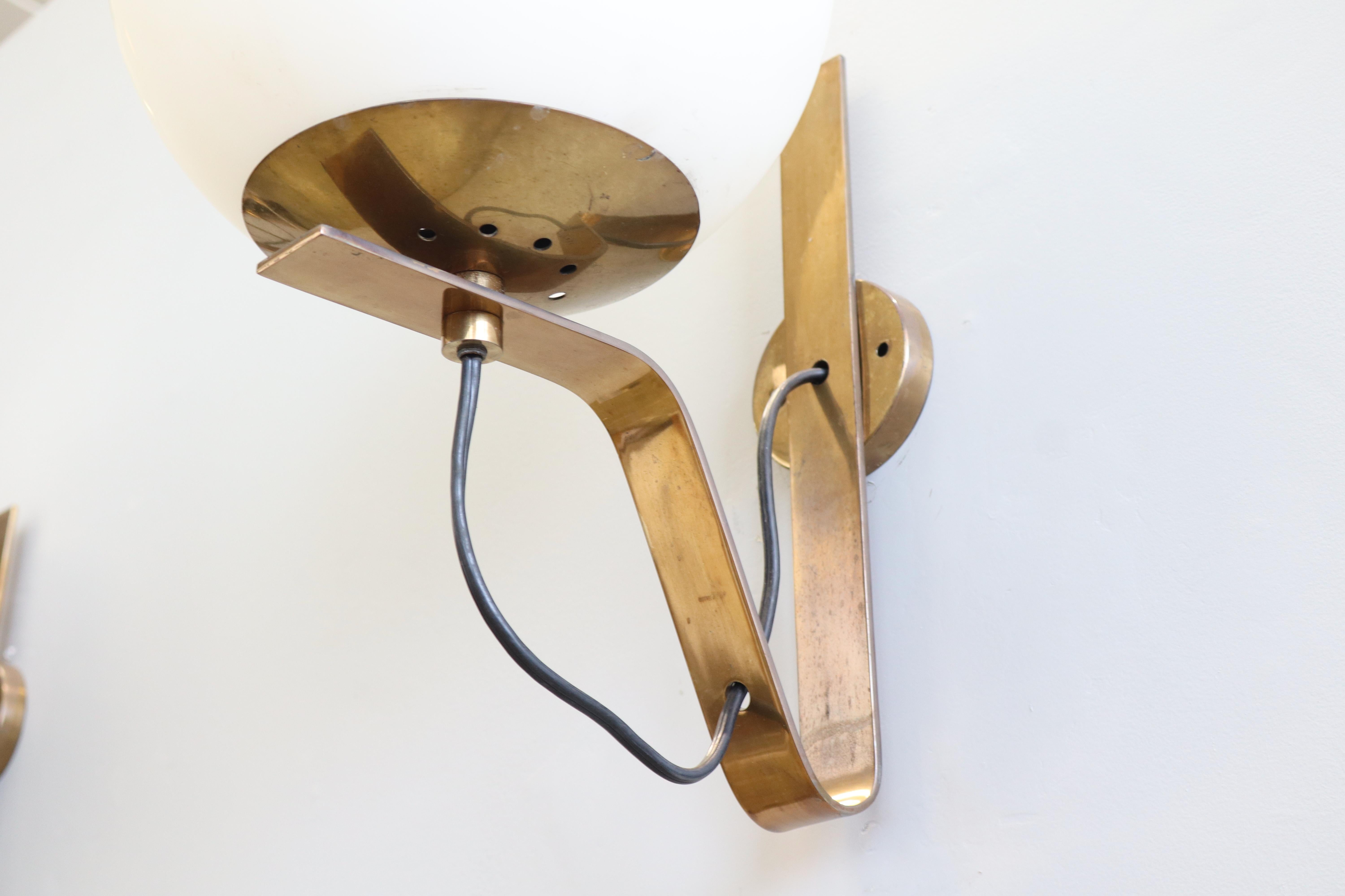 Quattro Applique Modello B464  di Sergio Asti per Candle Mid-20th Century en venta