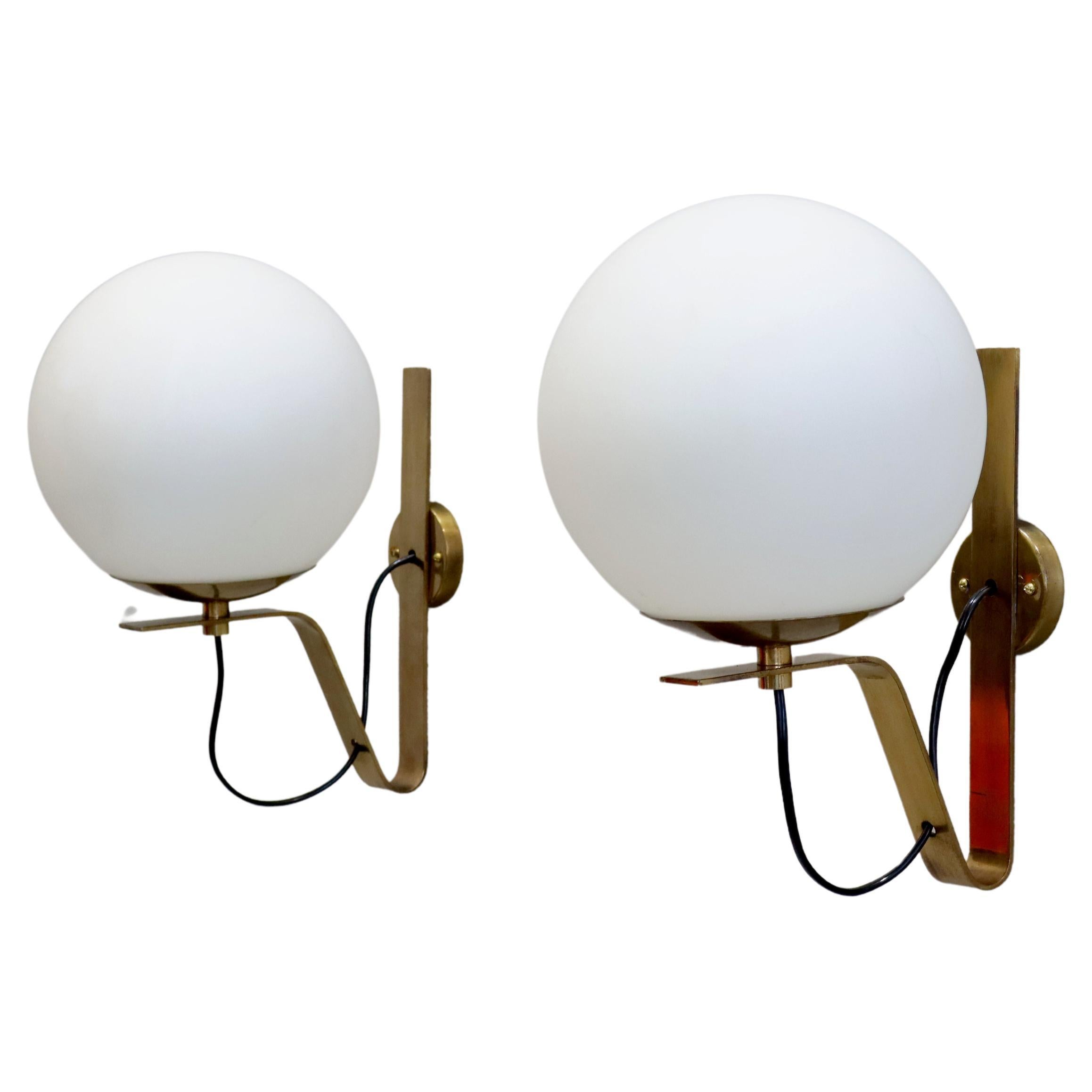 Four Wall Lights Model B464  by Sergio Asti for Candle