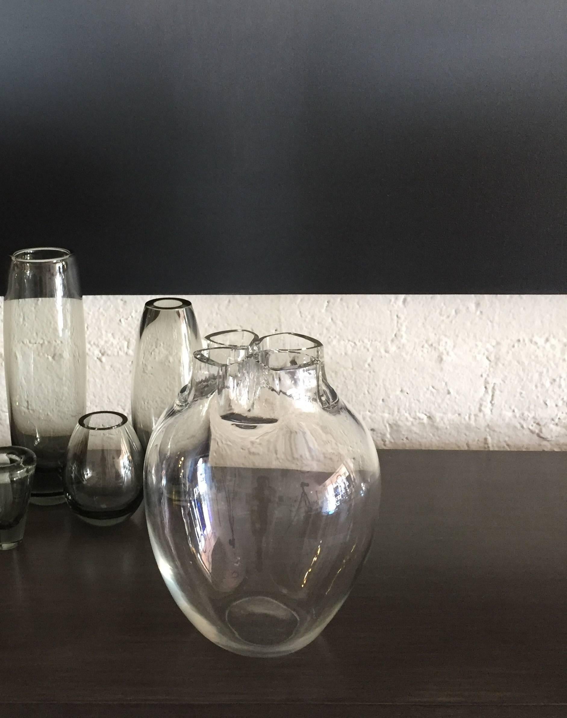 'Quattro Fori' Murano Art Glass Vase by Flavio Barbini for Alfredo Barbini 5