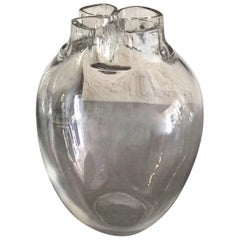 'Quattro Fori' Murano Art Glass Vase by Flavio Barbini for Alfredo Barbini
