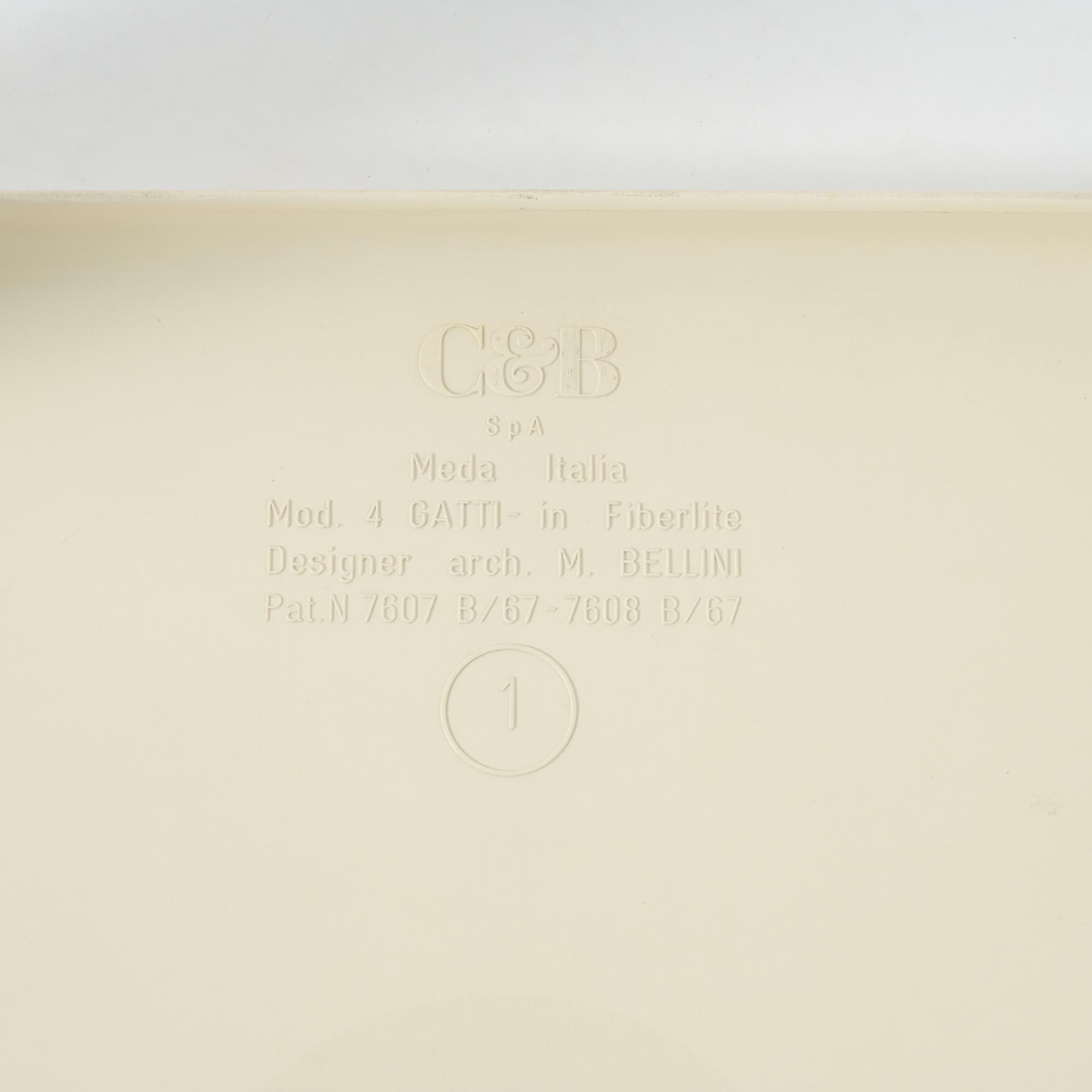 Quattro Gatti by Mario Bellini for C&B Italia For Sale 13