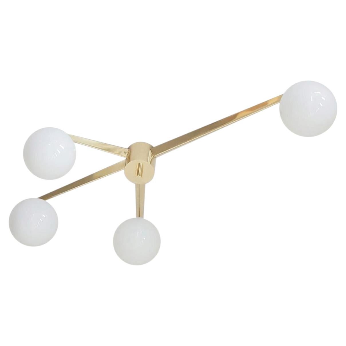 Quattro Globe Flush Mount