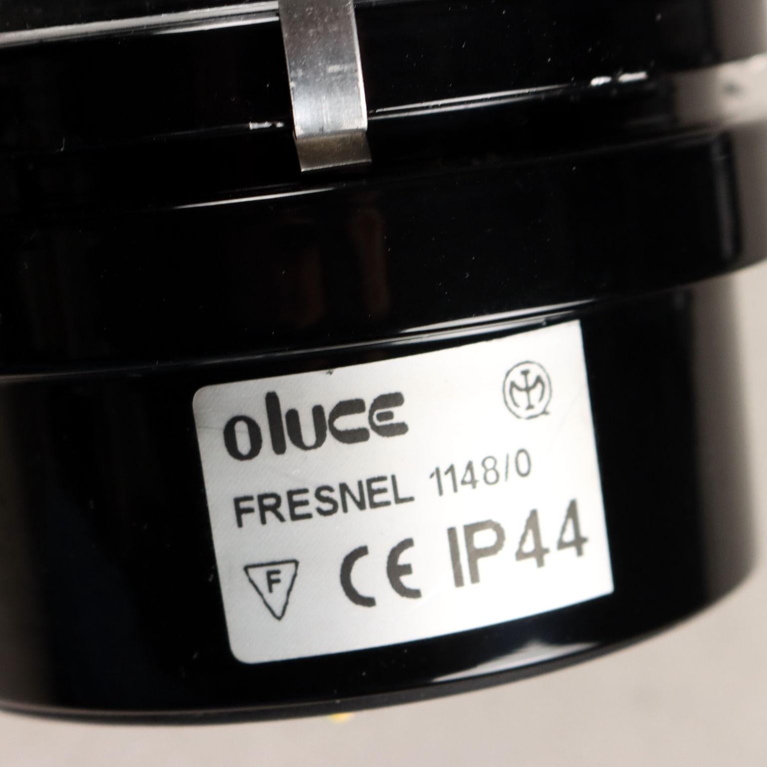 Fin du 20e siècle Quattro Lampade Oluce Fresnel Design di Joe Colombo anni 70-80 en vente