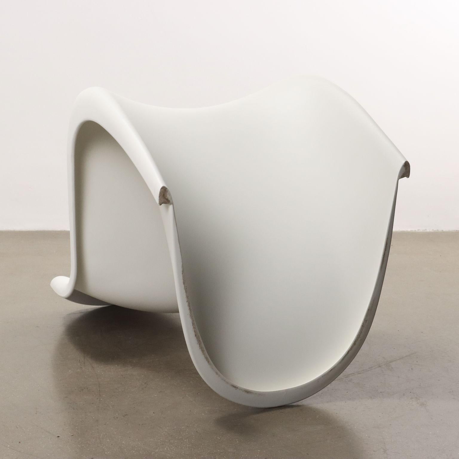 Vier 'Panton Chairs' von Verner Panton für Vitra weiß 80-90er Jahre im Angebot 3