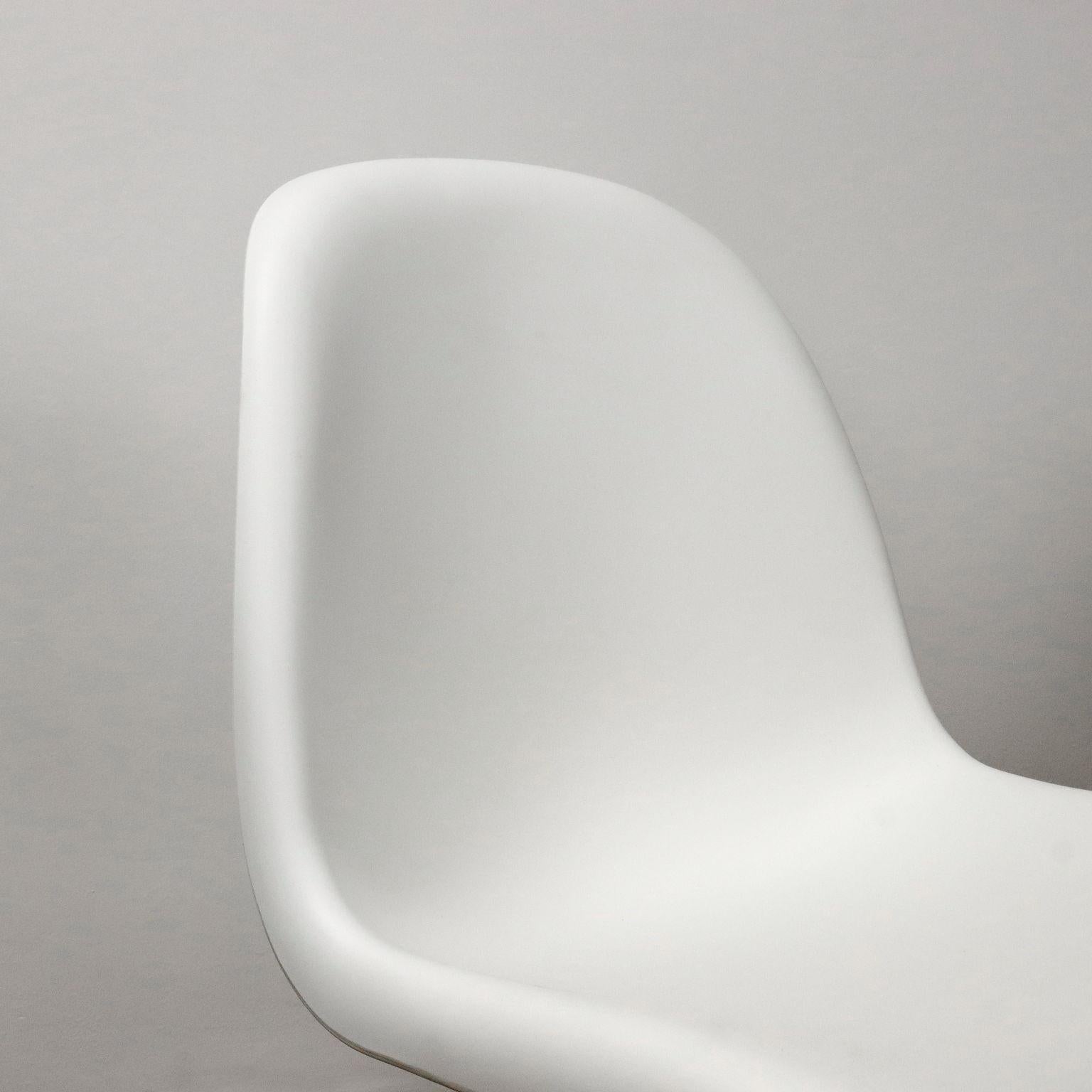 Vier 'Panton Chairs' von Verner Panton für Vitra weiß 80-90er Jahre (Italian) im Angebot
