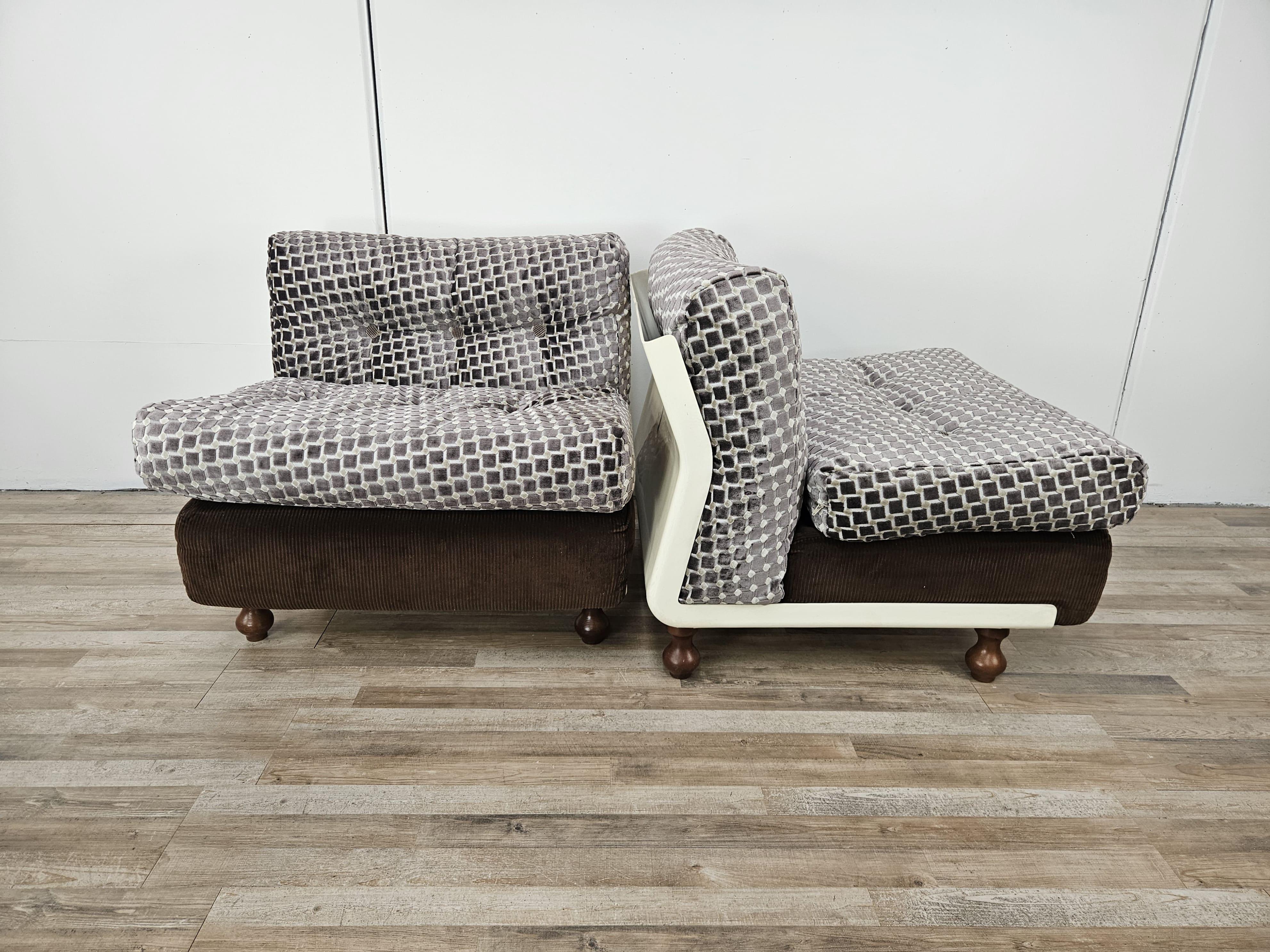 Italian Quattro poltrone Amanta di Mario Bellini per C&B Italia, anni 70 in vendita