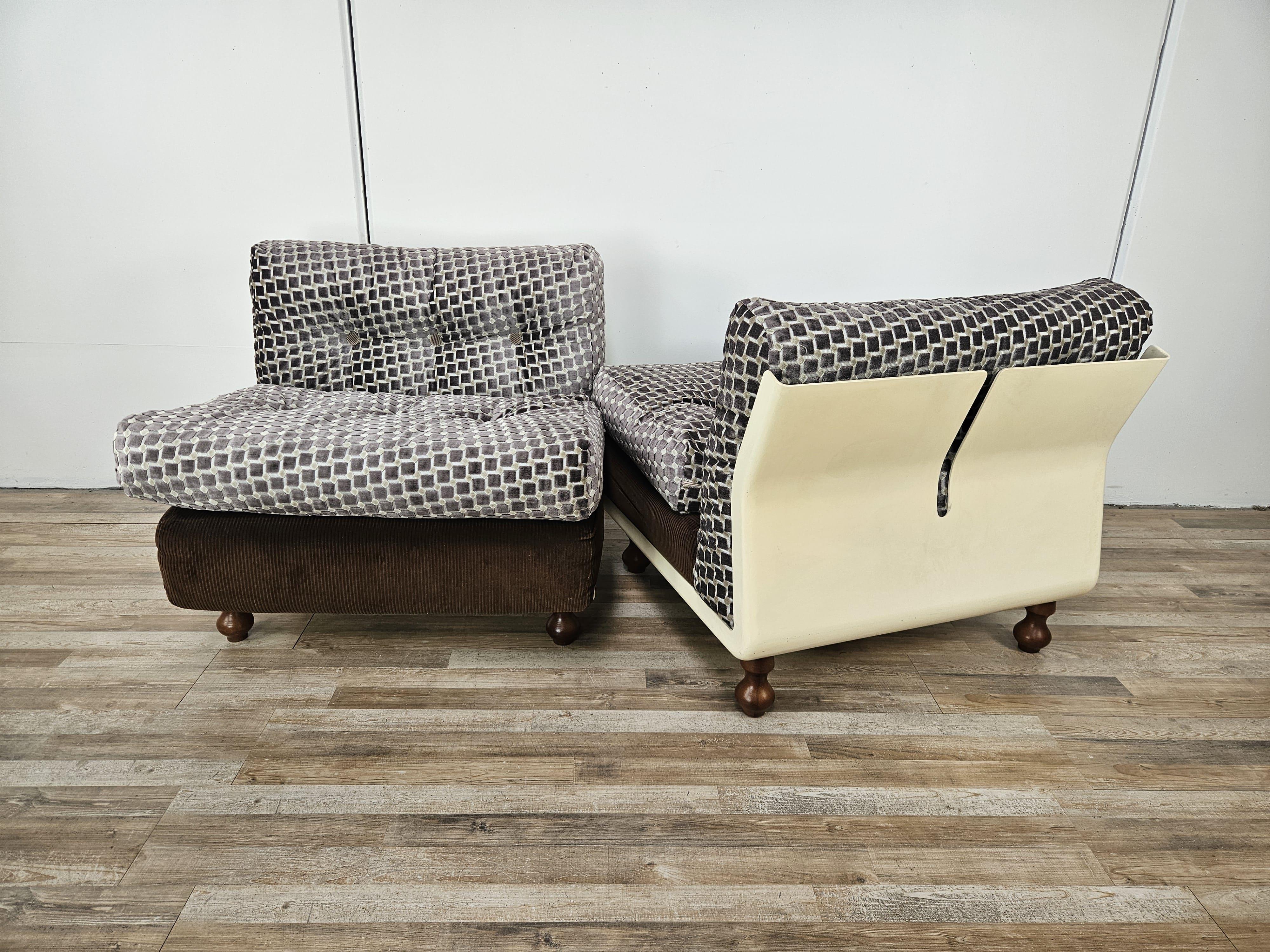 Late 20th Century Quattro poltrone Amanta di Mario Bellini per C&B Italia, anni 70 in vendita