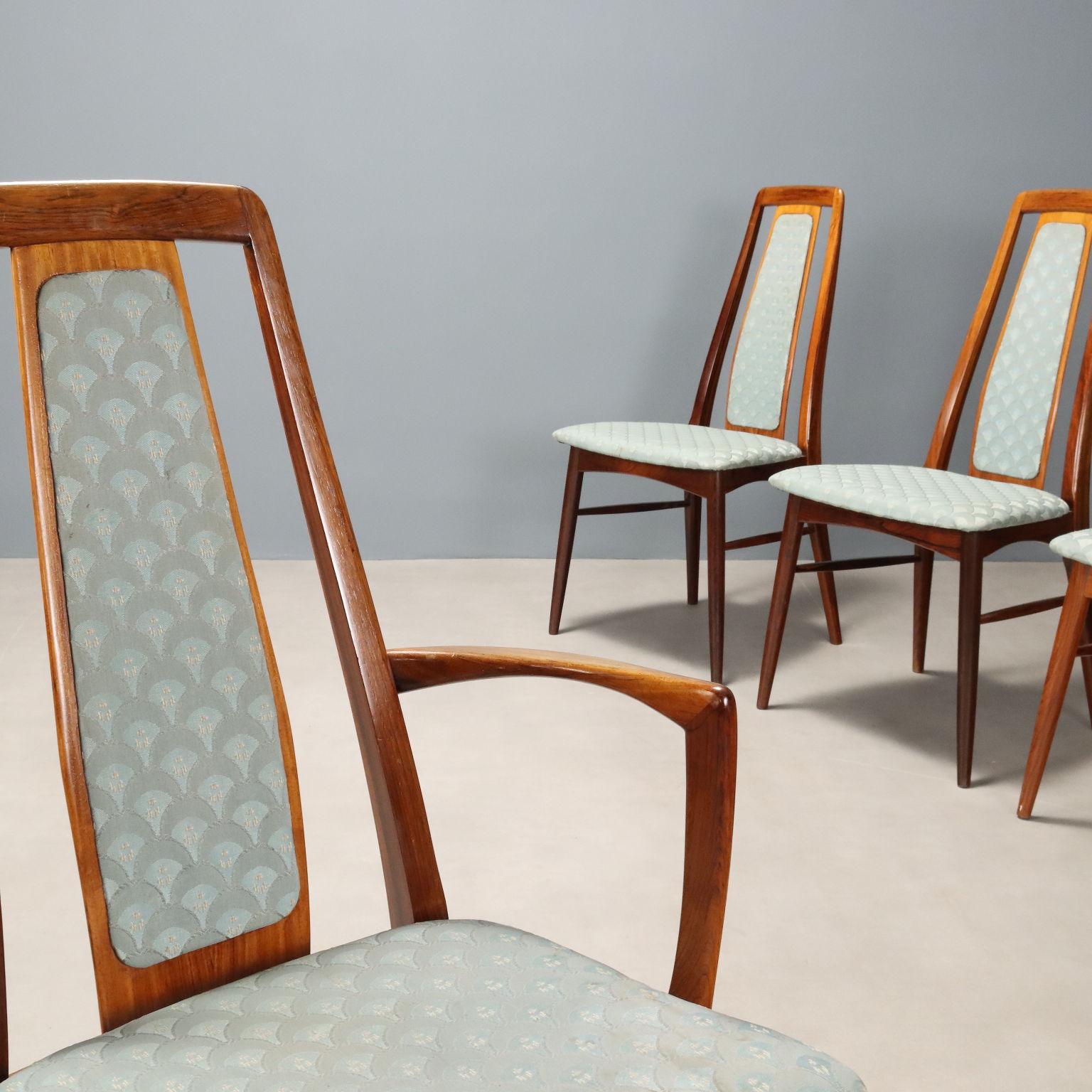 Mid-Century Modern Quatre chaises 1960, fabrication nord-européenne en vente