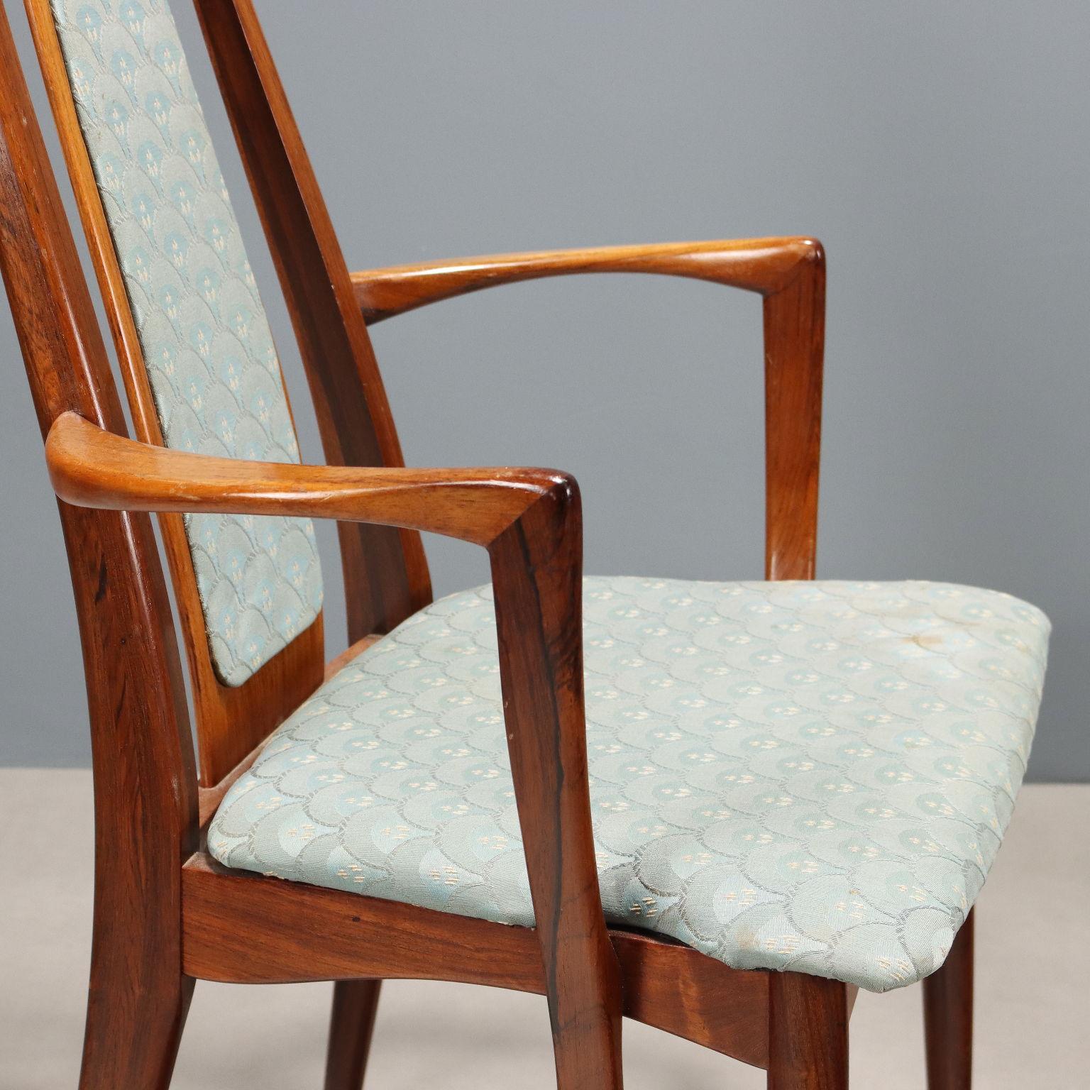 Mid-20th Century Quatre chaises 1960, fabrication nord-européenne en vente