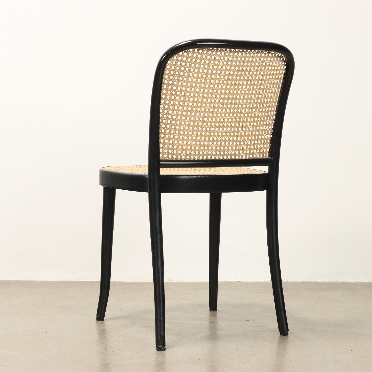 Four chairs with Vienna Straw 1960s-70s 1