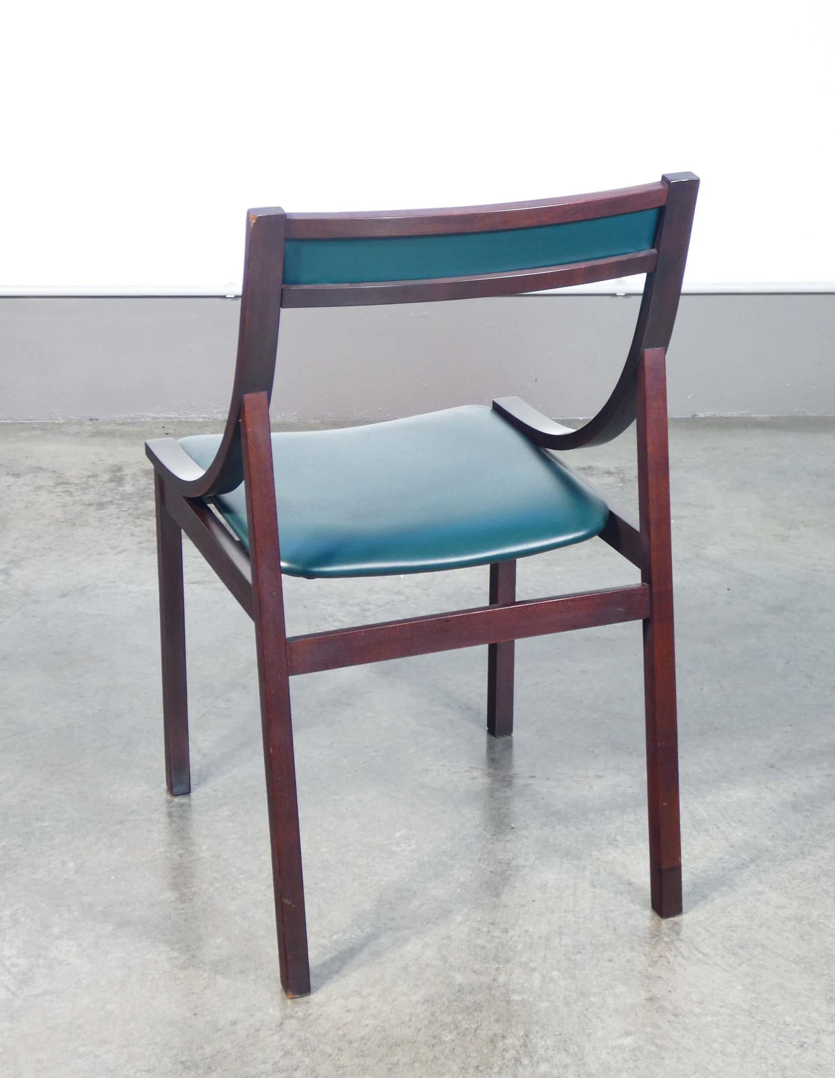 Mid-20th Century Four chairs designed by Carlo DE CARLI for SORMANI. Italy, 1960s For Sale
