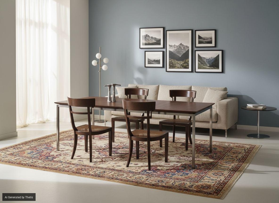 Quattro sedie in legno, XIX secolo im Angebot 3