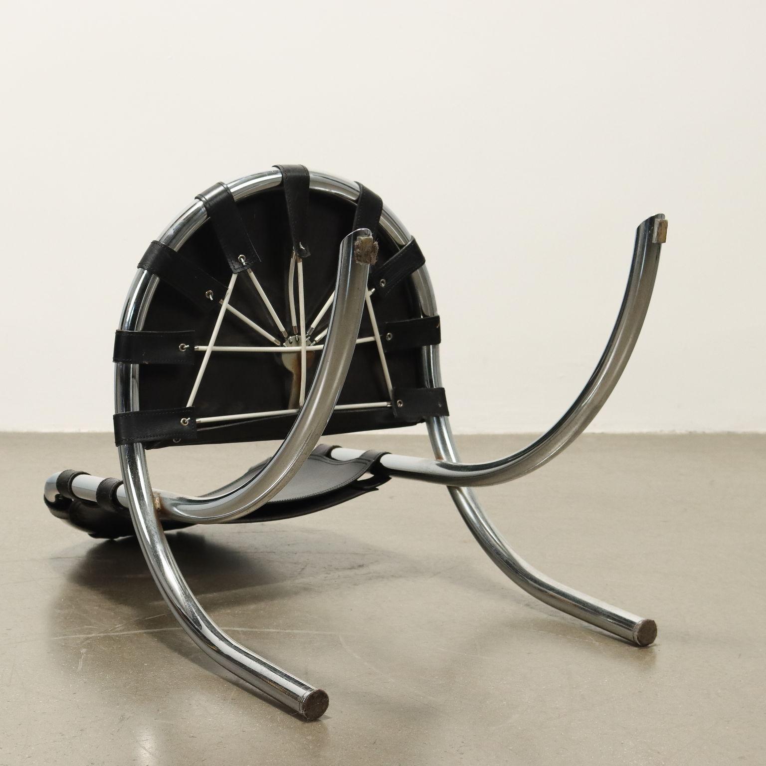 Vier 'Medusa'-Stühle von Alberto Bazzani für Studio Tetrarck 1970er 2