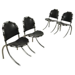Four 'Medusa' Chairs by Alberto Bazzani for Tetrarck Studio 1970s