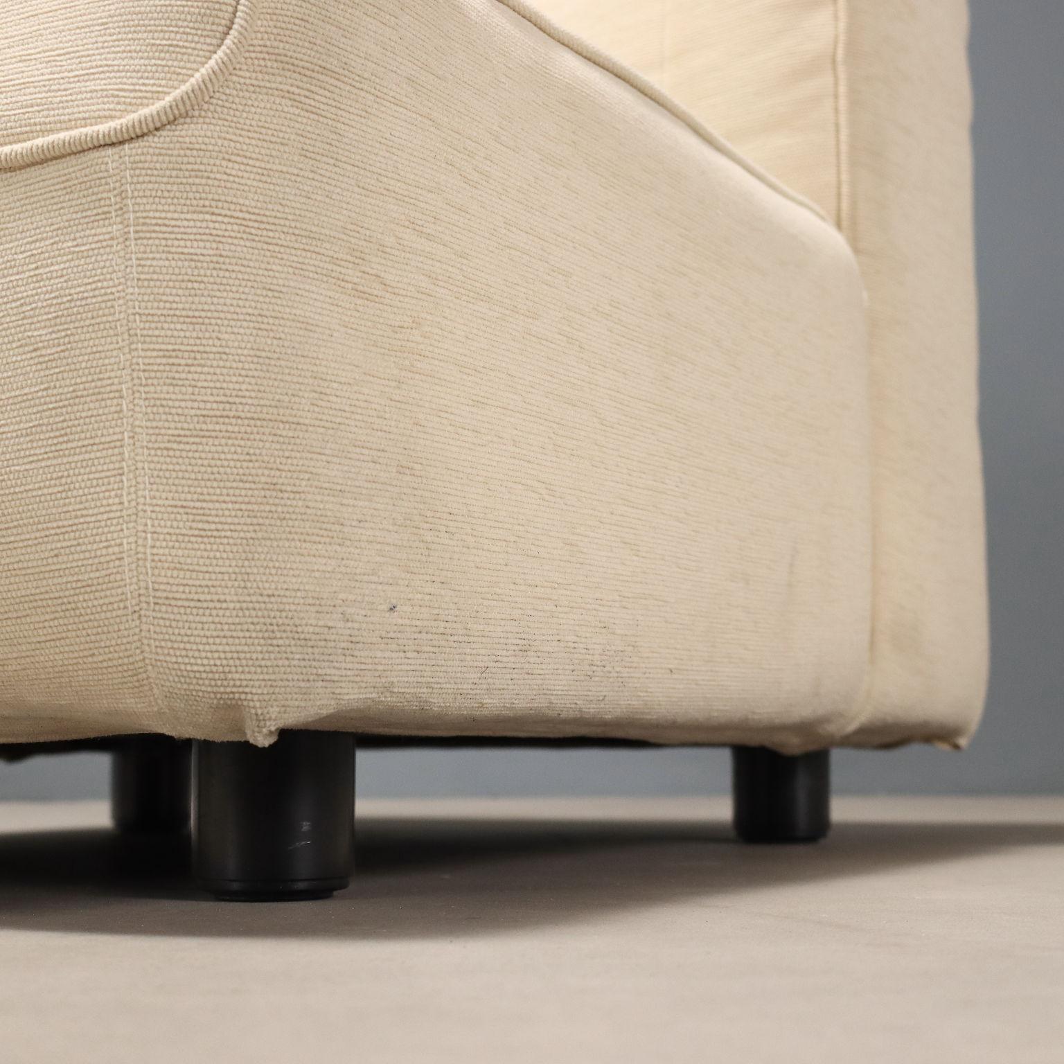 Fabric Quattro Sedute modulari '9000' di Tito Agnoli per Arflex anni 70 For Sale