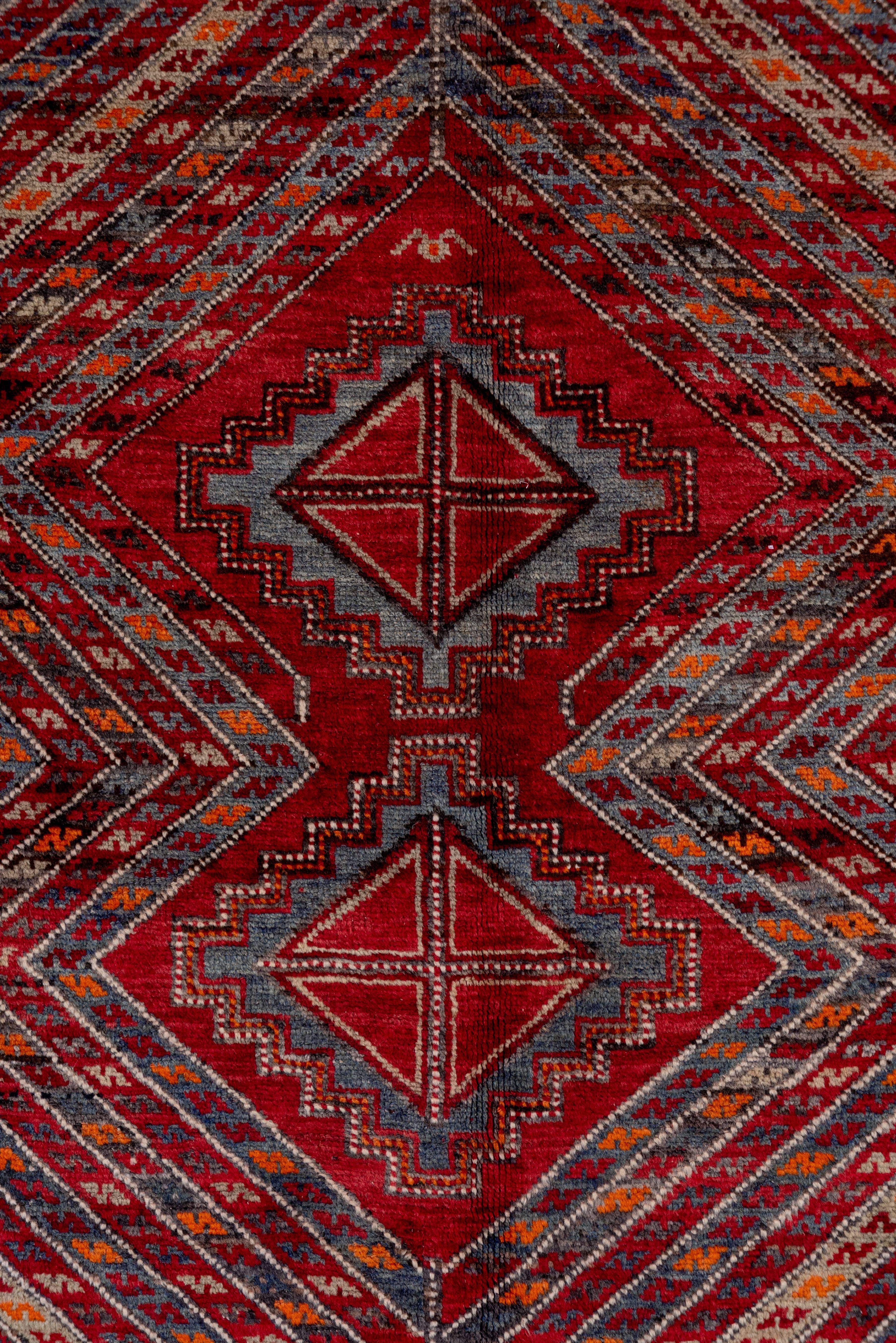 Hand-Knotted Quchan Kurd Carpet, circa 1950