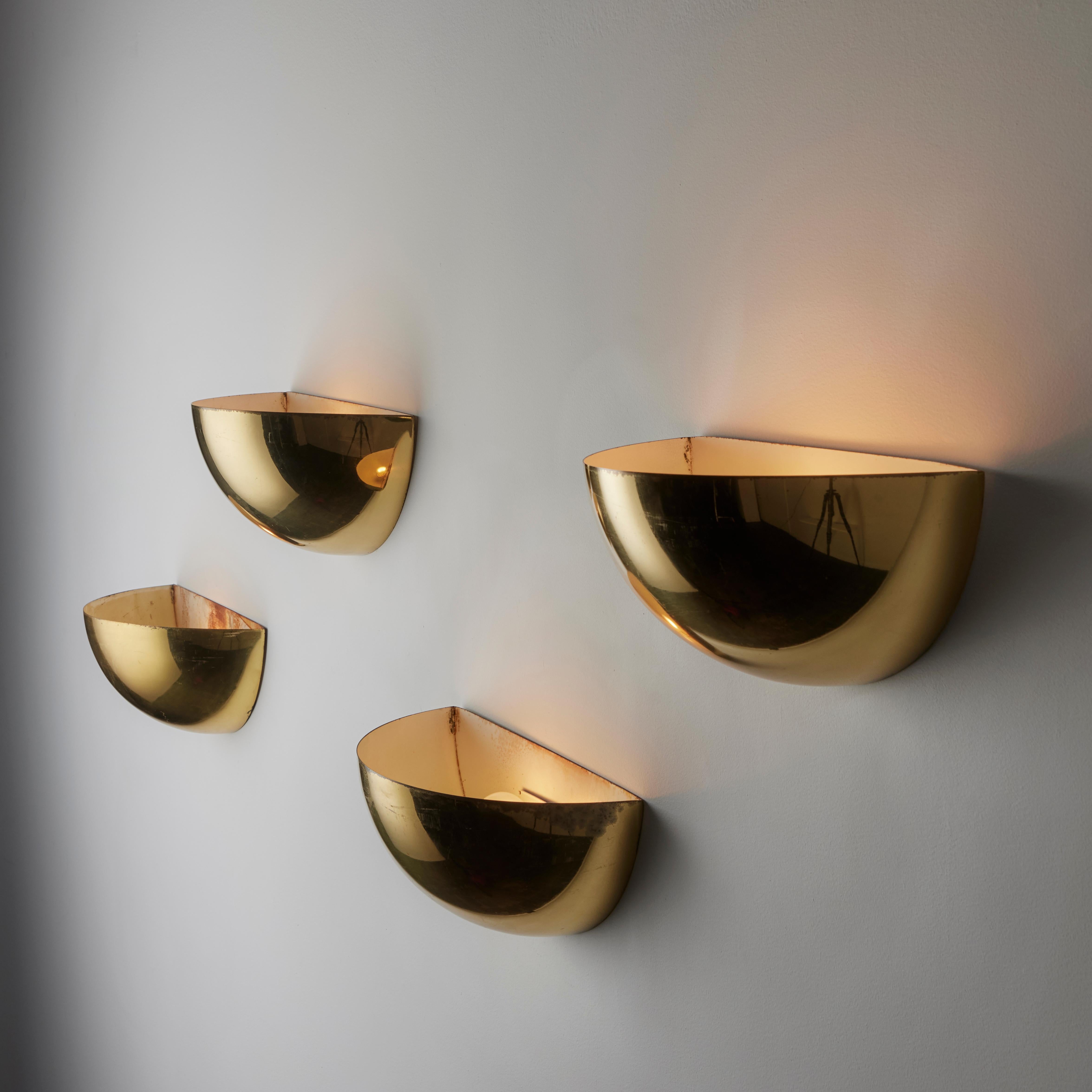 Enameled 'Quebec' Sconces by Gilla Giani for Tronconi  For Sale