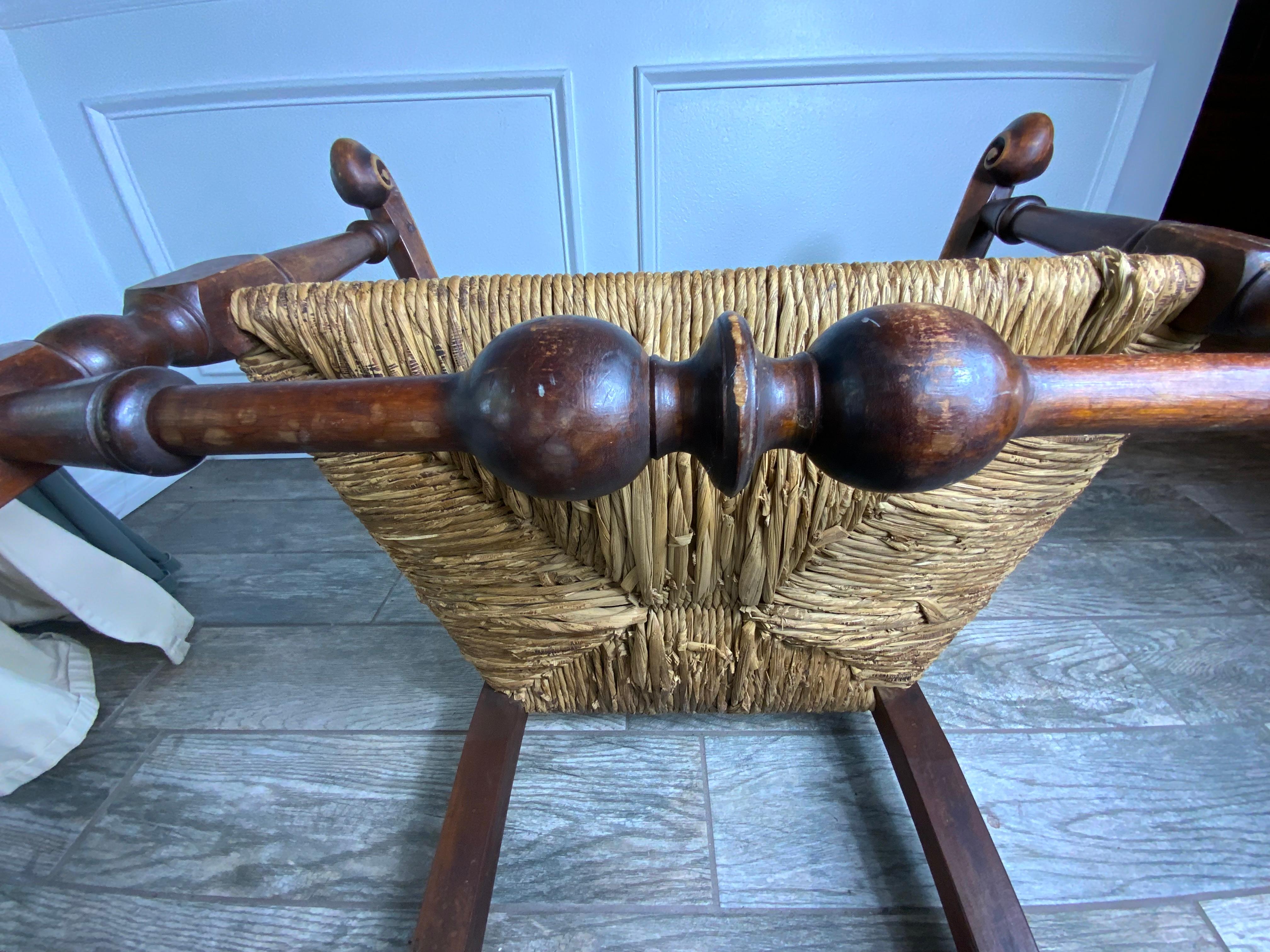 Fauteuil Queen Anne New England en érable en vente 6