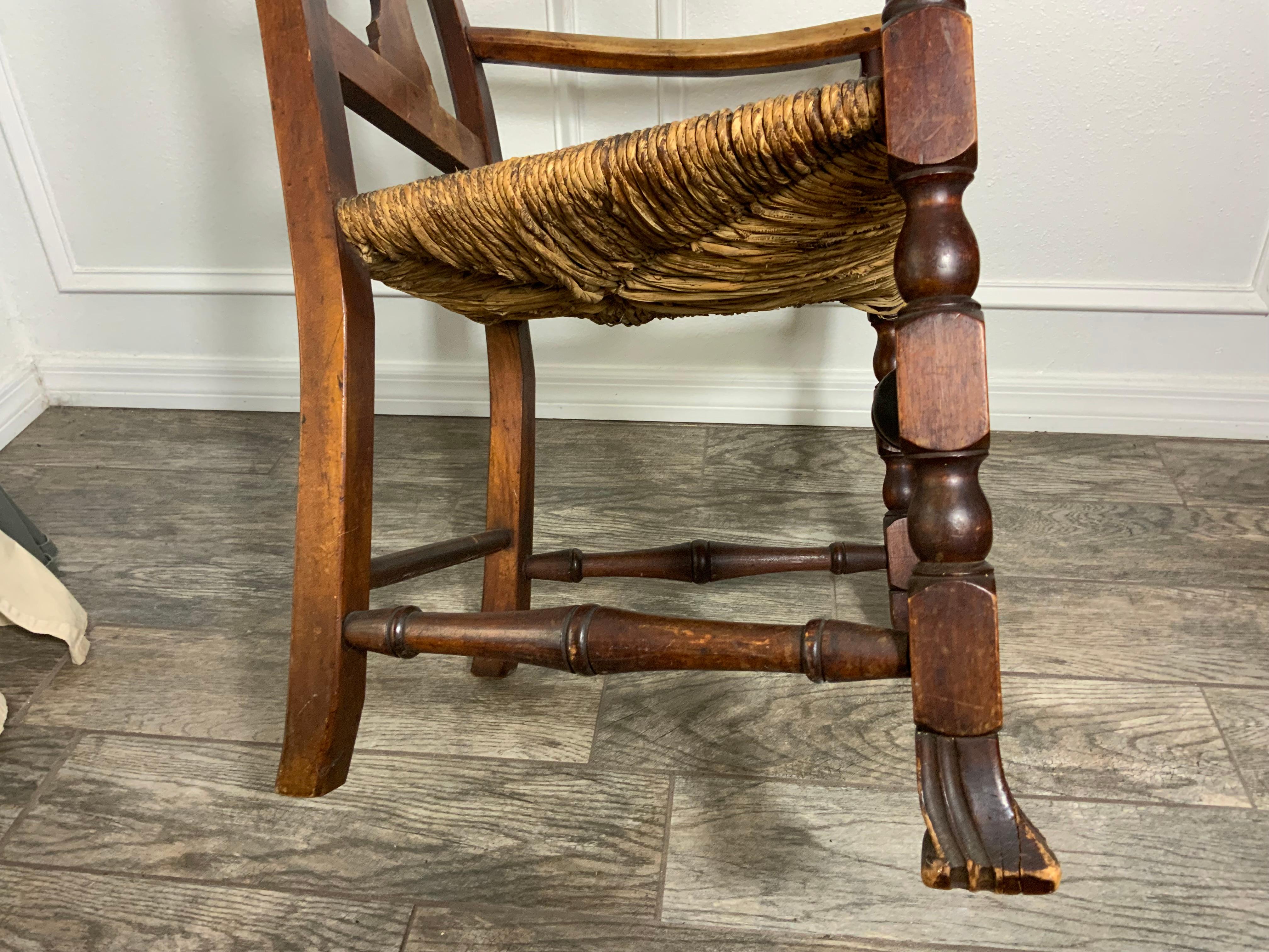 Fauteuil Queen Anne New England en érable en vente 2