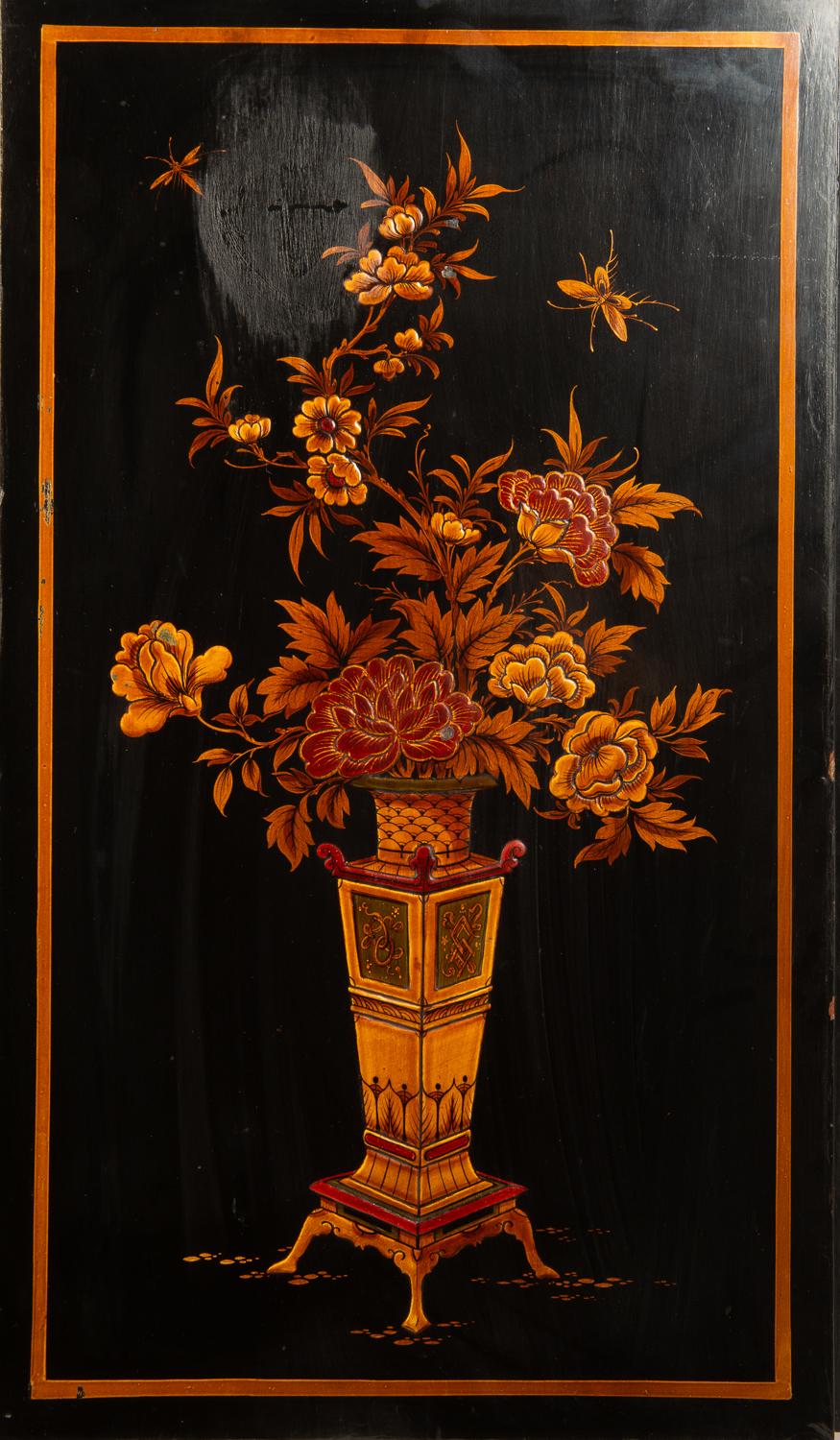 Queen Ann Style Lacquered Cabinet on Stand, circa 1900 9