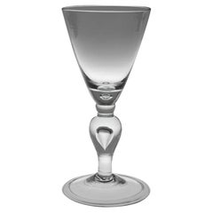Queen Anne Baluster Wine Goblet, circa 1710