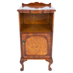 Queen Anne Bedside Chest Walnut Nightstand Revival