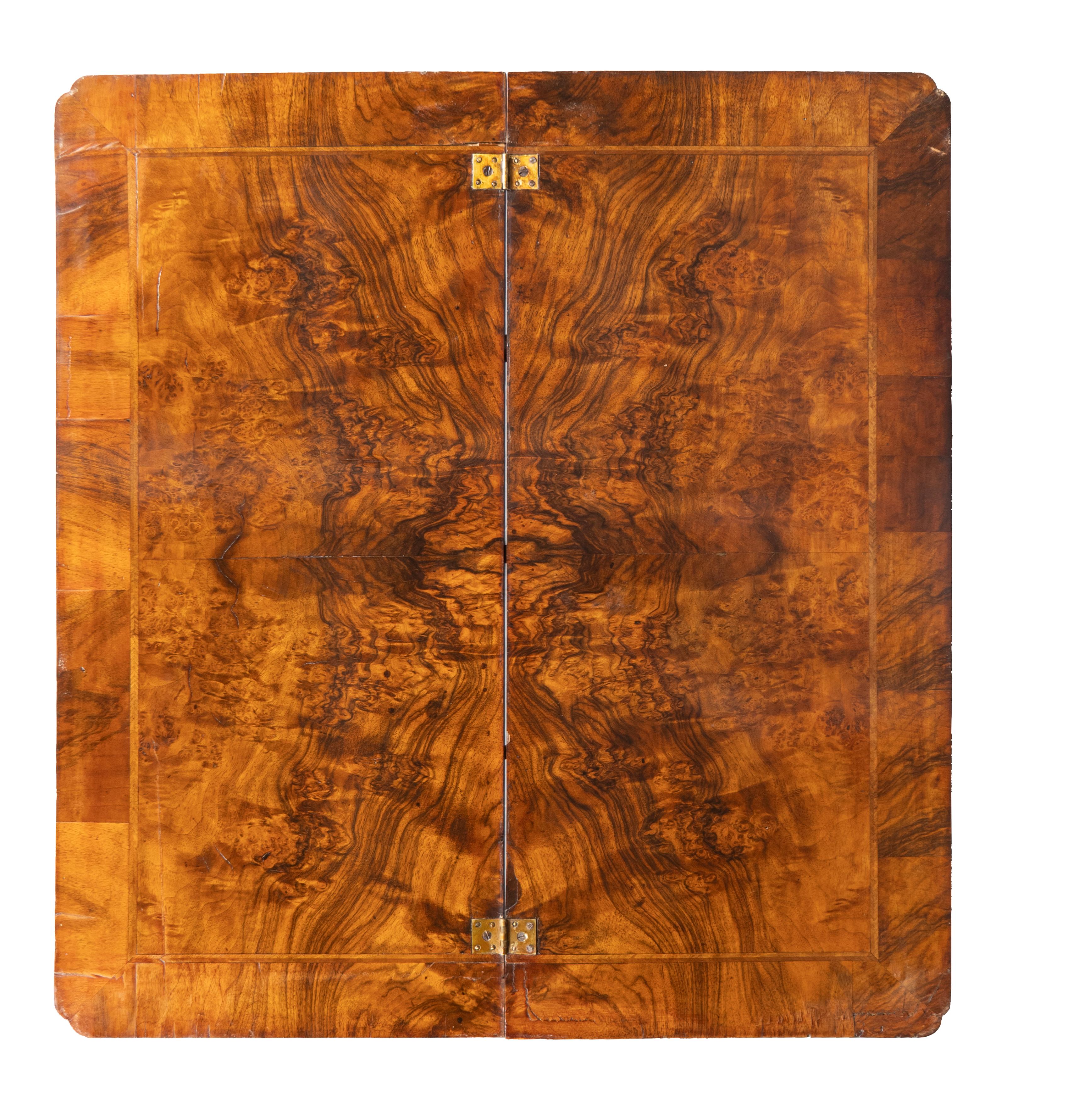 Queen Anne Burr Walnut Bachelors Chest For Sale 5