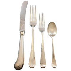 Queen Anne by CJ Vander Sterling Silver Flatware Set 8 Service 32 Pieces Dinner