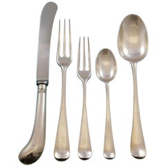 Queen Anne by James Robinson Sterling Silver Flatware Set Dinner 20 Pieces