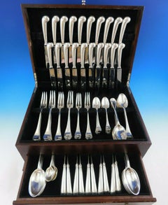 Queen Anne by Robert Welch Sterling Silver Flatware Set Service 86 Pcs English