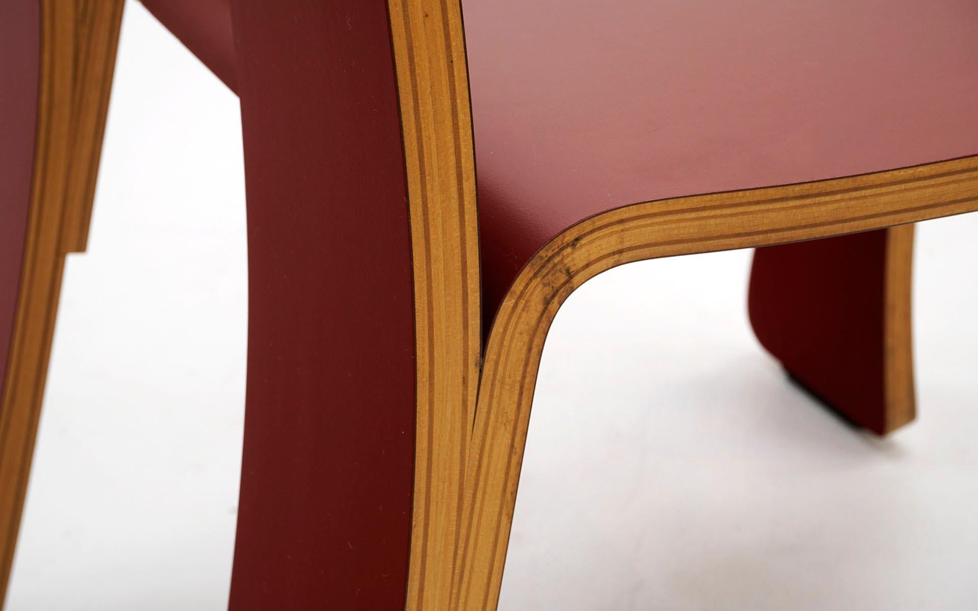 Queen Anne Chair in Red by Robert Venturi for Knoll In Good Condition In Kansas City, MO