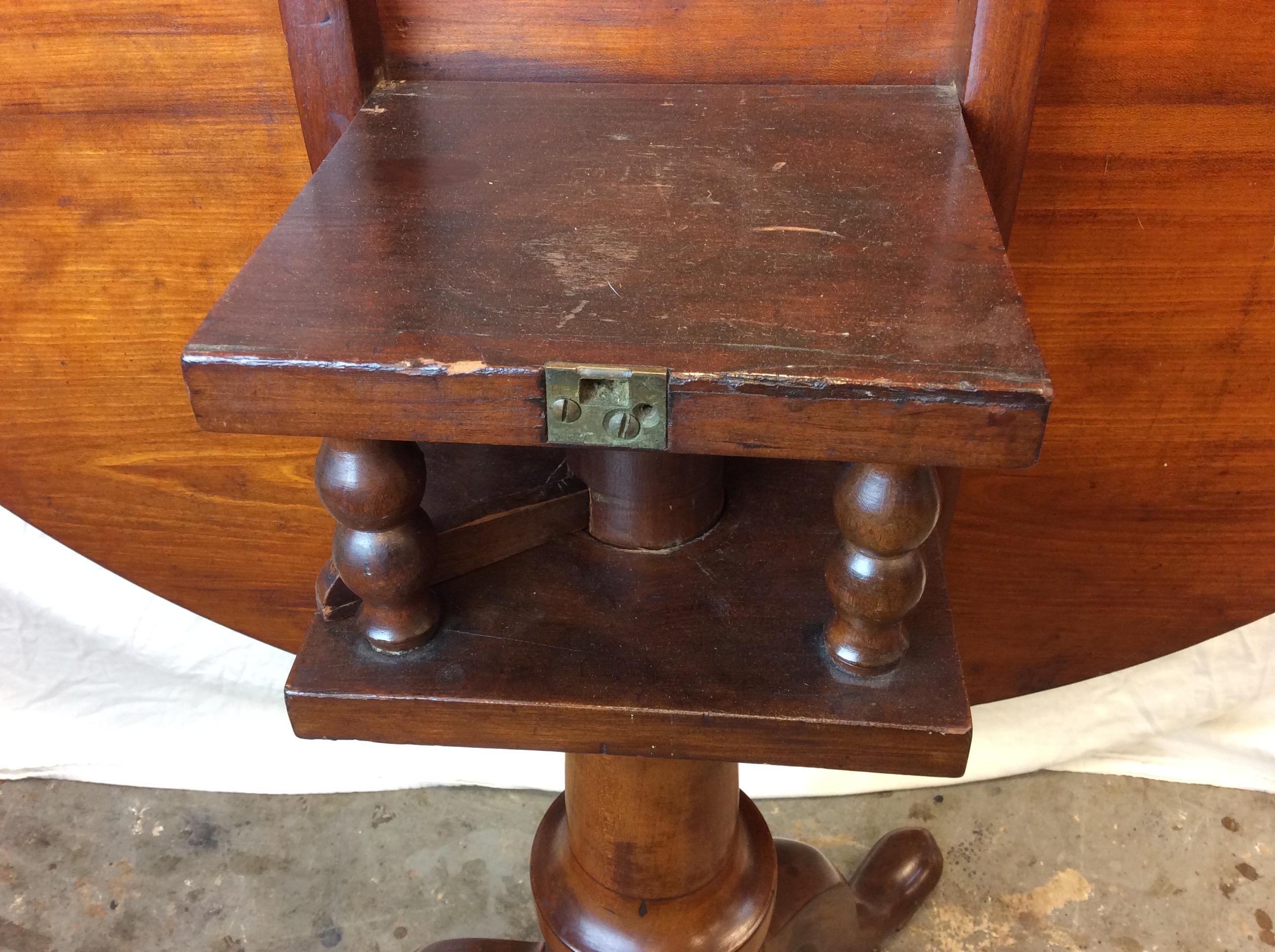 Queen Anne Cherry Tea Table For Sale 7