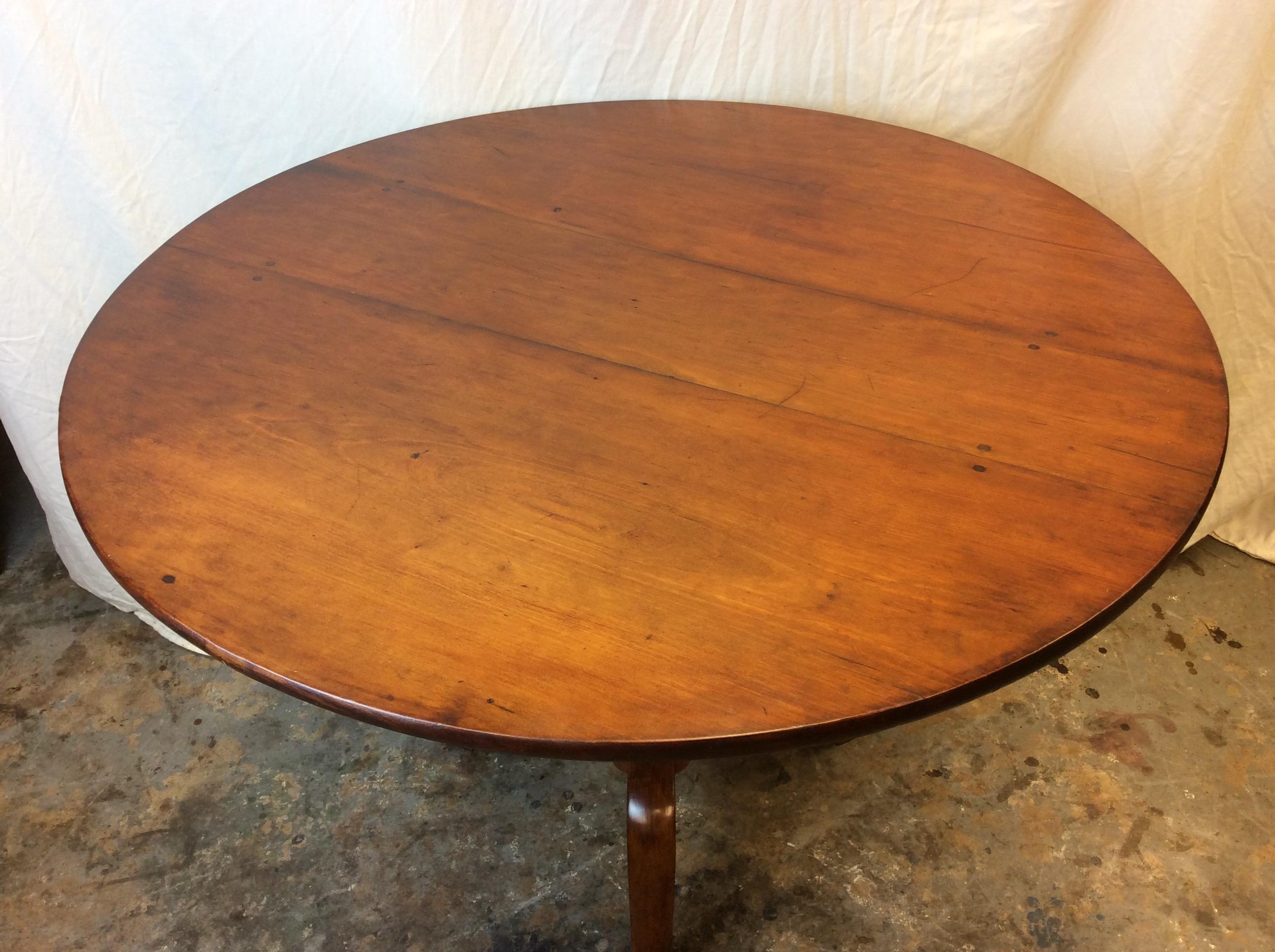 Queen Anne Cherry Tea Table For Sale 8