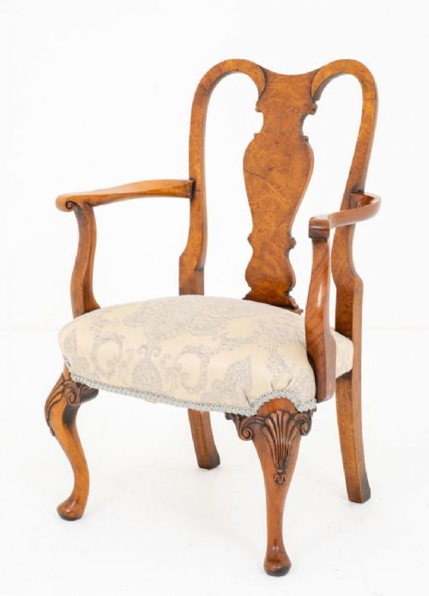 Sedia Child & Child Queen Anne in noce in vendita 4