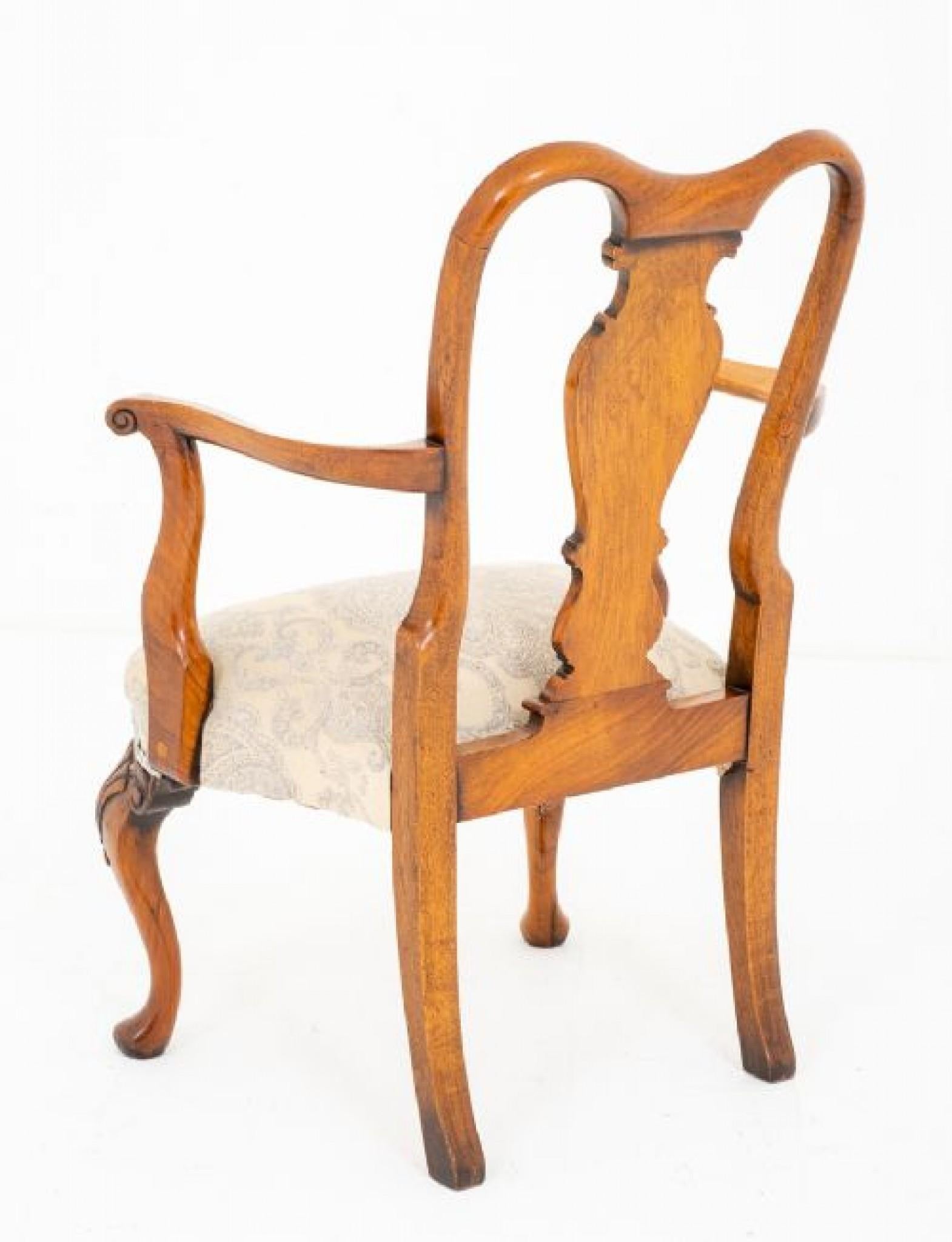 Sedia Child & Child Queen Anne in noce in vendita 1