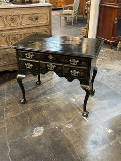 Queen Anne Chinoiserie Side Tale
