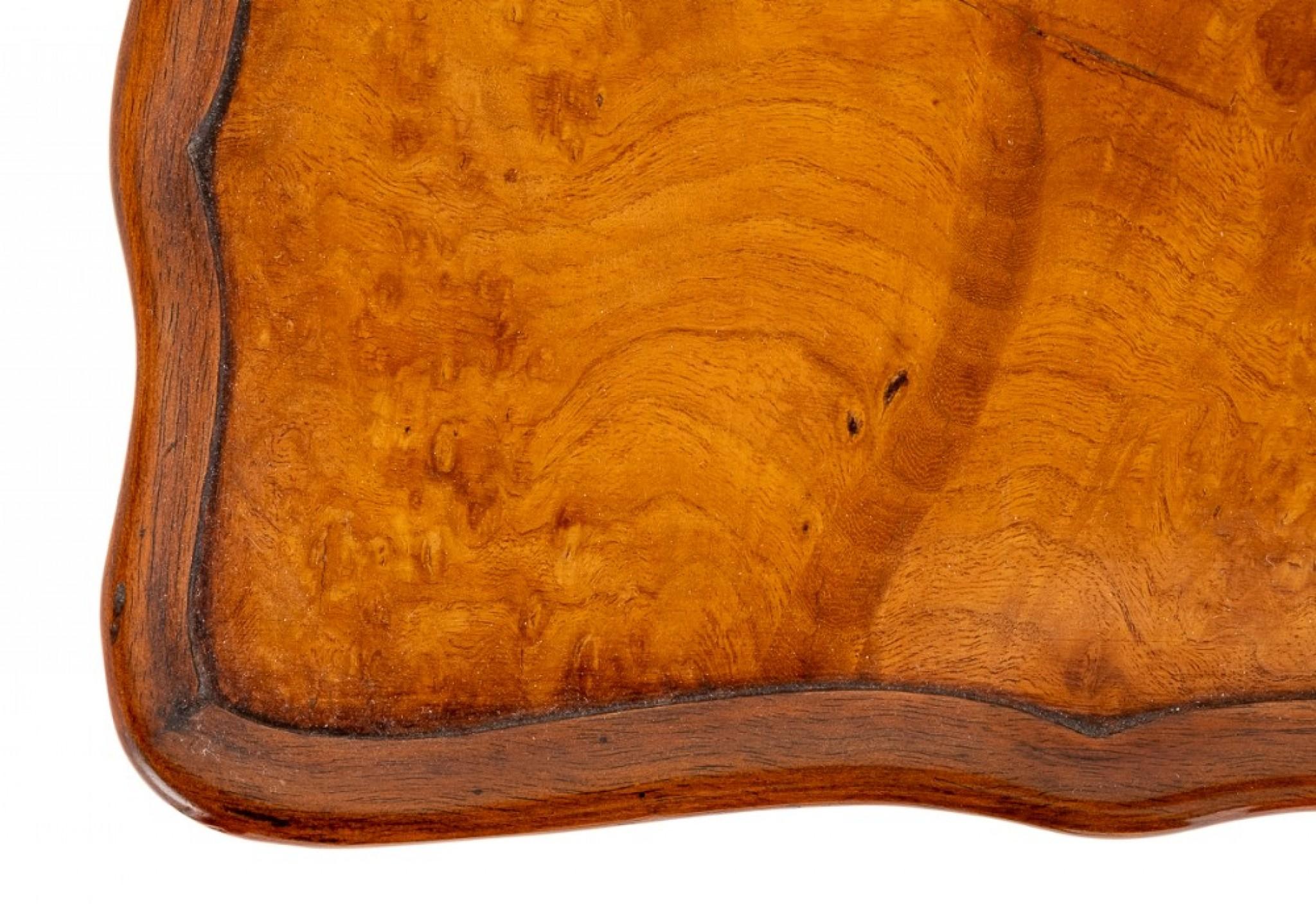 Mid-20th Century Queen Anne Coffee Table Walnut