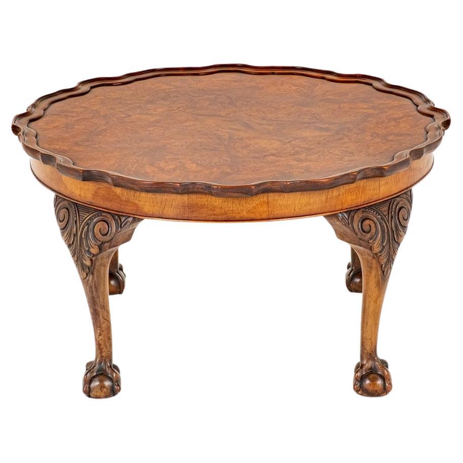 Table basse Queen Anne en noyer