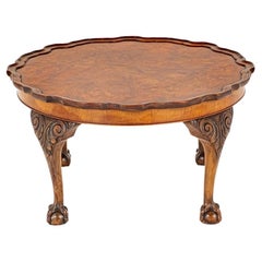 Table basse Queen Anne en noyer