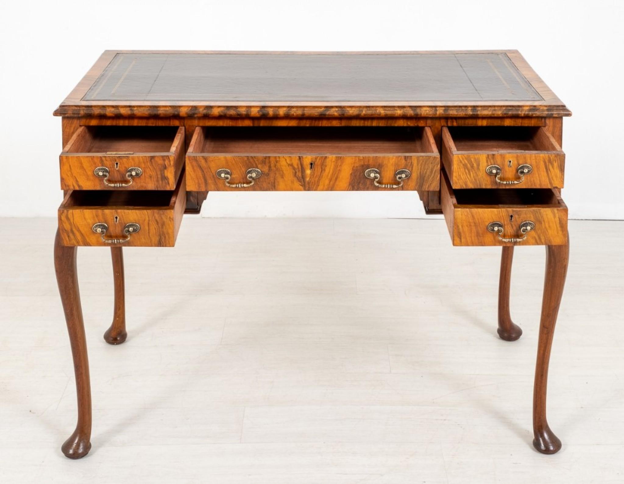 Mahogany Queen Anne Desk Writing Table