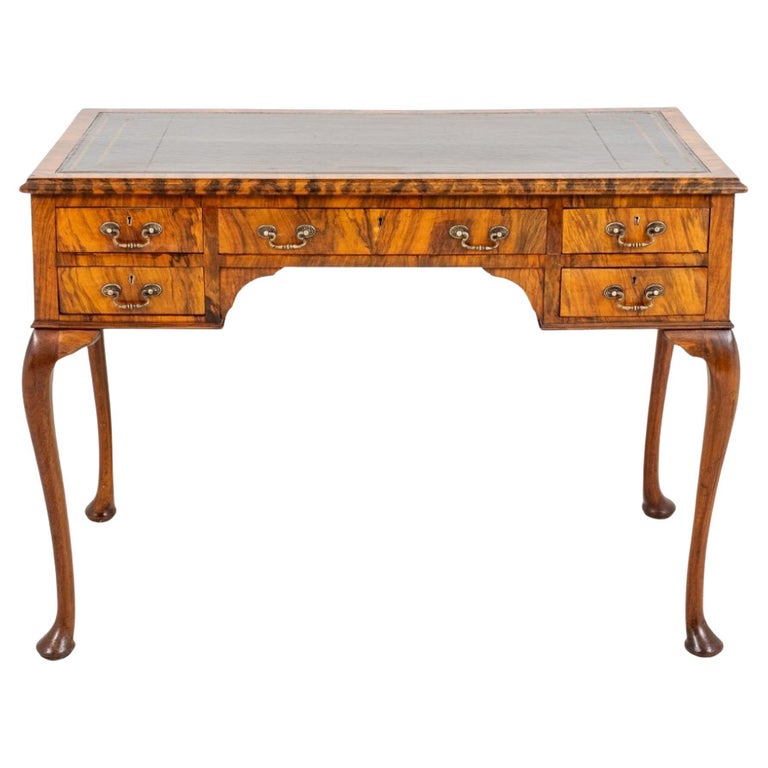 Queen Anne Desk Writing Table For Sale at 1stDibs
