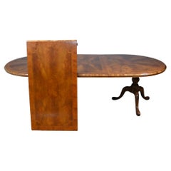 Queen Anne Dining Table Walnut 10 Seater