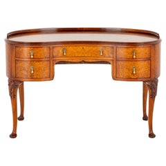 Queen Anne Dressing Table Desk Walnut