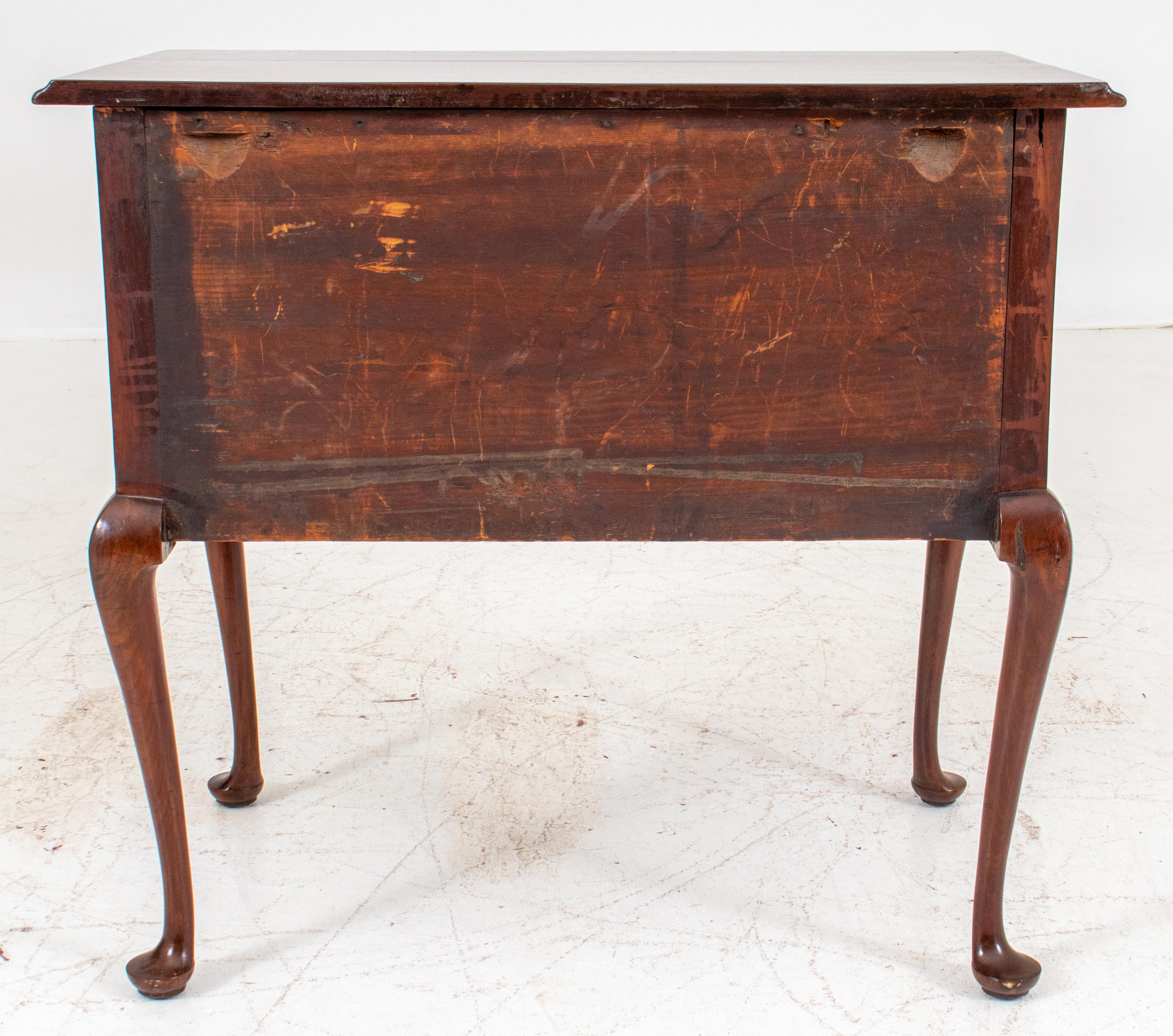 Mahogany Queen Anne Dressing Table or Lowboy