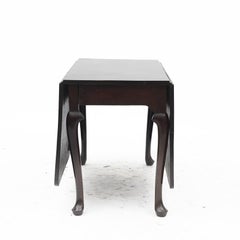 Queen Anne Drop Leaf Mahogany Dinning Table