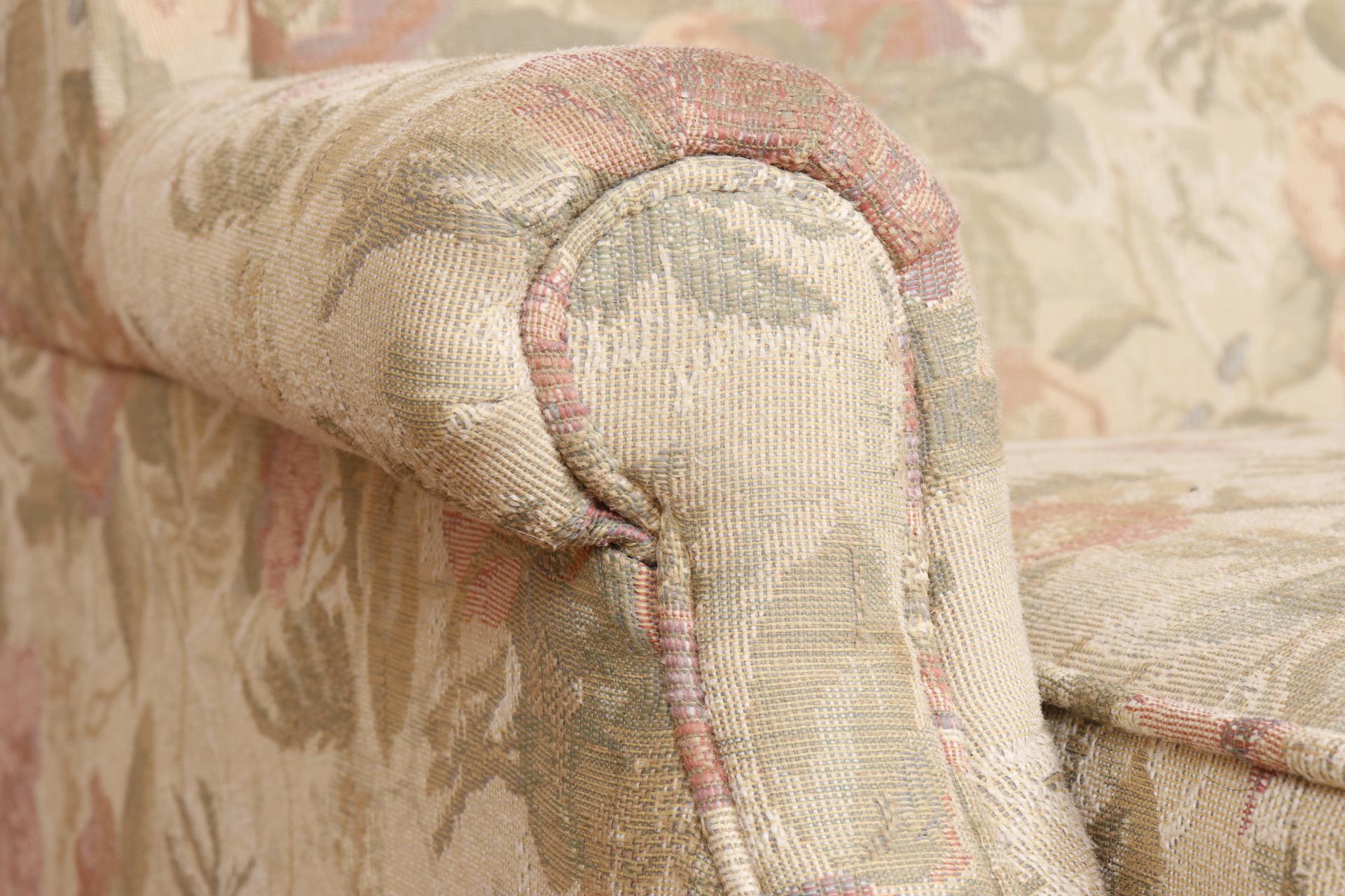 queen anne wingback chair for sale